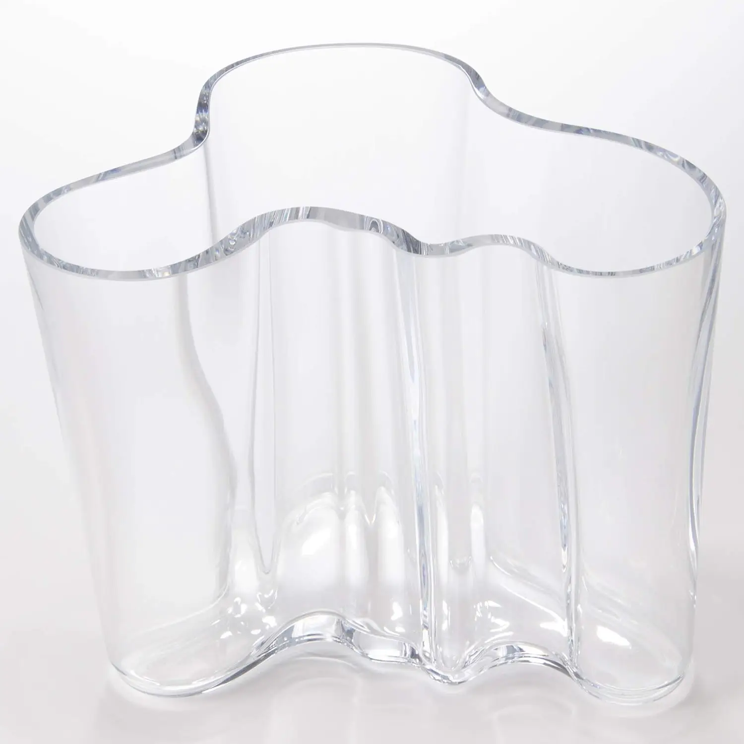 Alvar Aalto 160mm Clear Vase