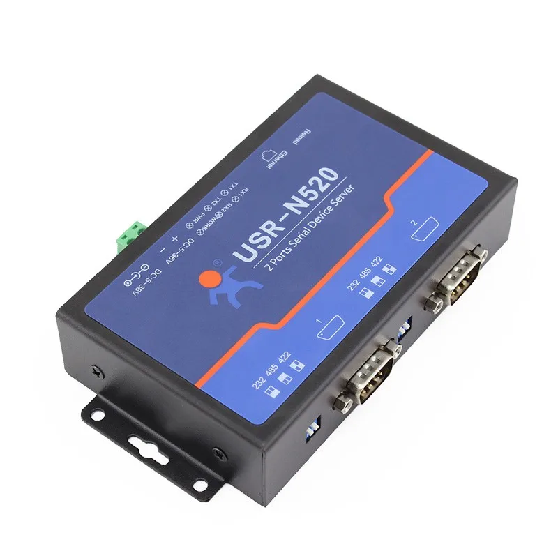 N520 Serial RS232 RS485 to Ethernet TCP/IP Converter with Modbus and Web Server