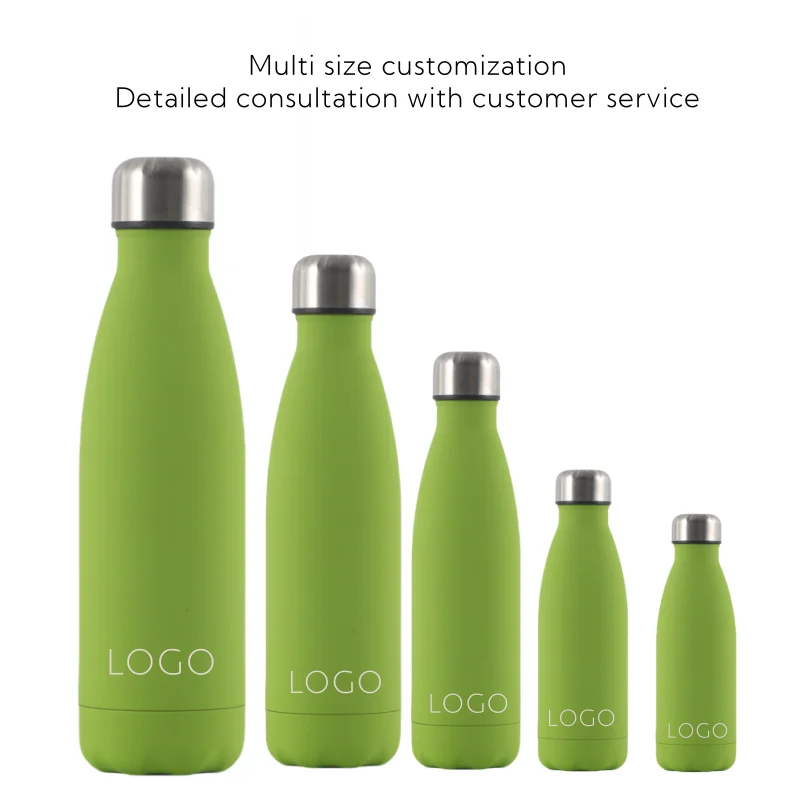 Double Wall Stainles Steel Water Bottle Thermos Bottle Keep Hot and Cold Insulated Portability Vacuum Flask Sport customizable - view 6