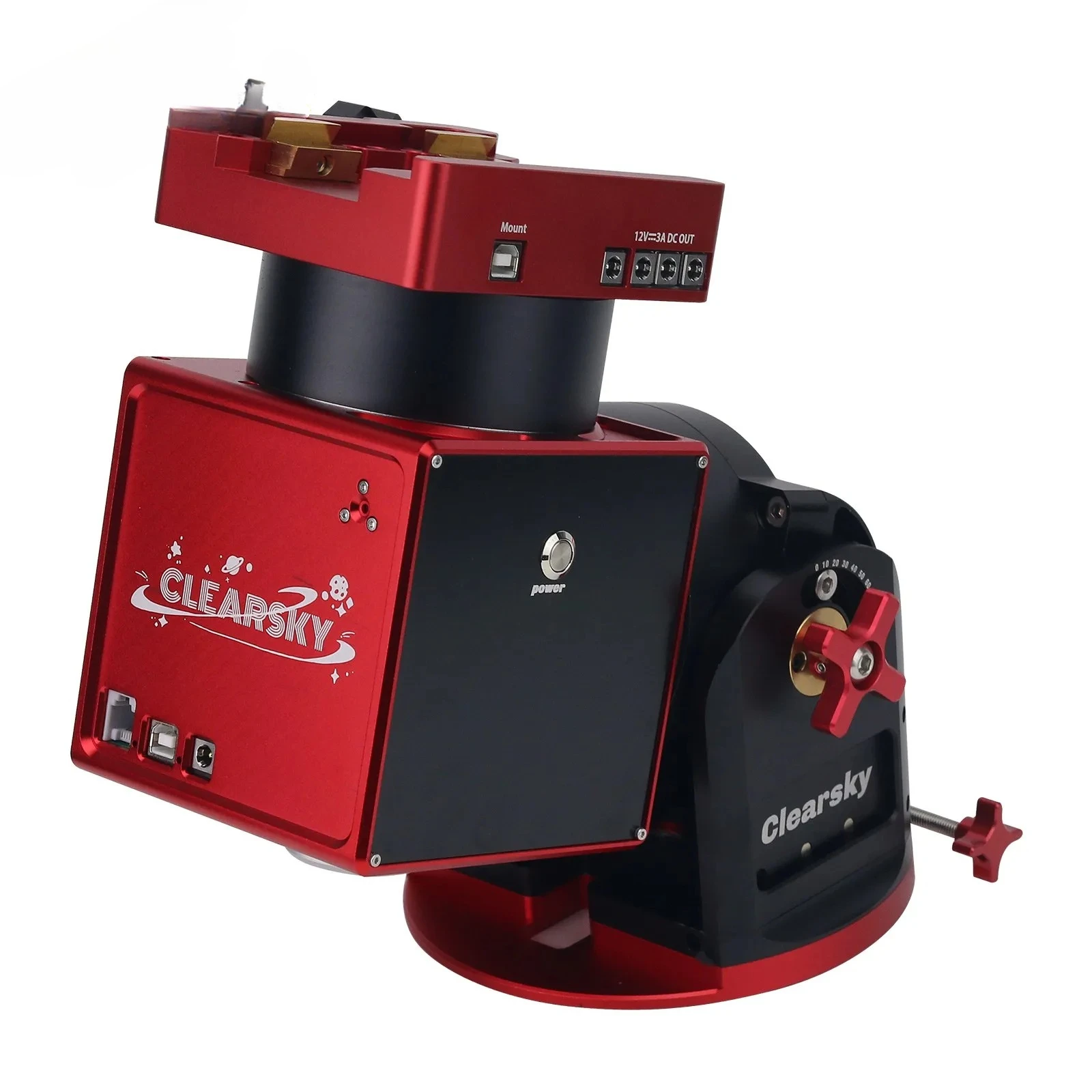 Maxgeek ClearSky ST25 Pro التوافقي الاستوائي جبل الثيودوليت دعم الميكانيكية المنزلية ووظيفة الحد الميكانيكية براءة اختراع