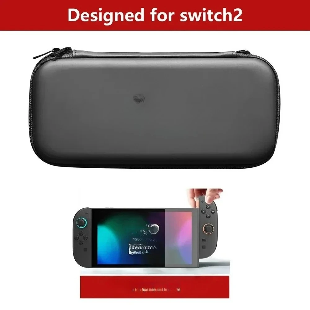 Slim Hard Travel Carrying Case for 2025 Switch 2 Waterproof EVA Hard Shell Protective Storage Hand Bag for Nintendo Switch 2 2