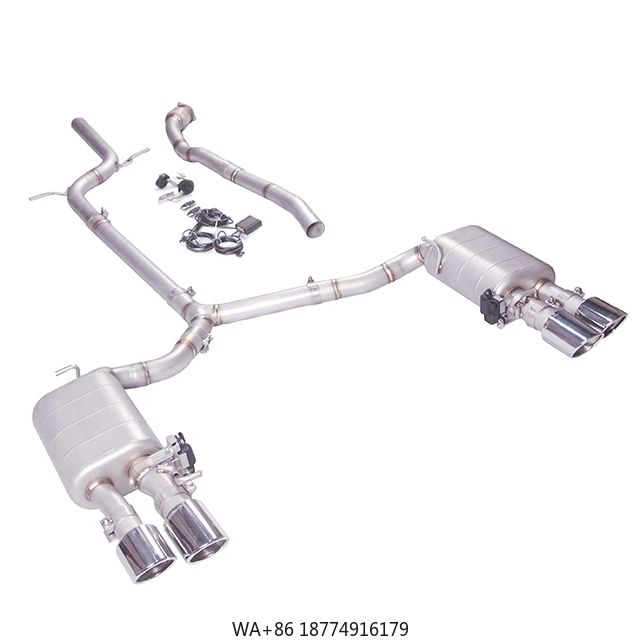 

High Performance Exhaust Pipe for A4A5 B8 2.0T 2017-2022 304 Stainless Steel Catback Car Exhaust System
