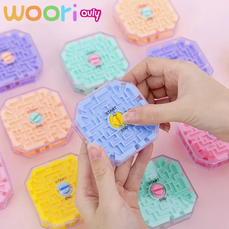 

Ovly 3D Maze Cube Transparent Ten-Sided Puzzle Speed Matching Rolling Ball Game Maze Children's Educational Anti-Stress Toys