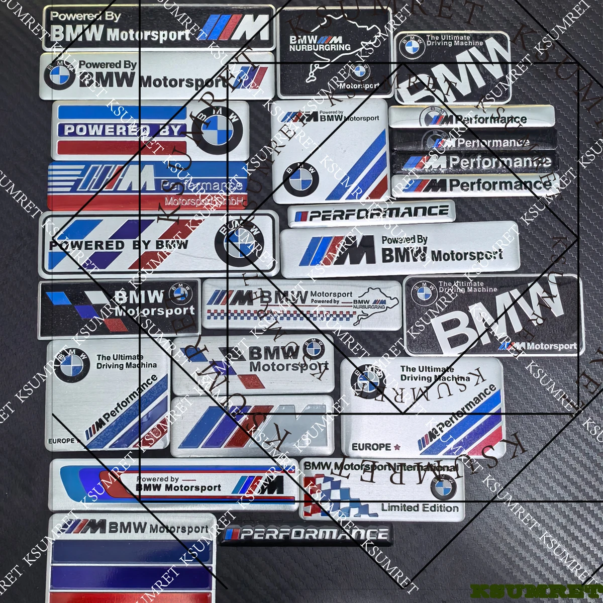 

For Bmw Stickers Motorcycle Sticker Aluminum Metal Decal Tank Exhaust Decals