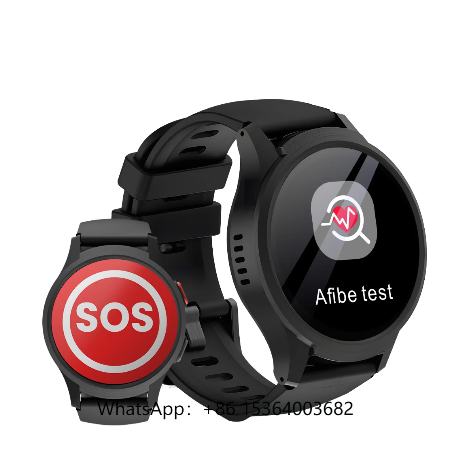 

TJXL-2025 NL18 4G Sim Fall Detection Smart Watch for Elderly GPS WiFi LBS Location SOS Emergency Call GPS Android Compatible Sil