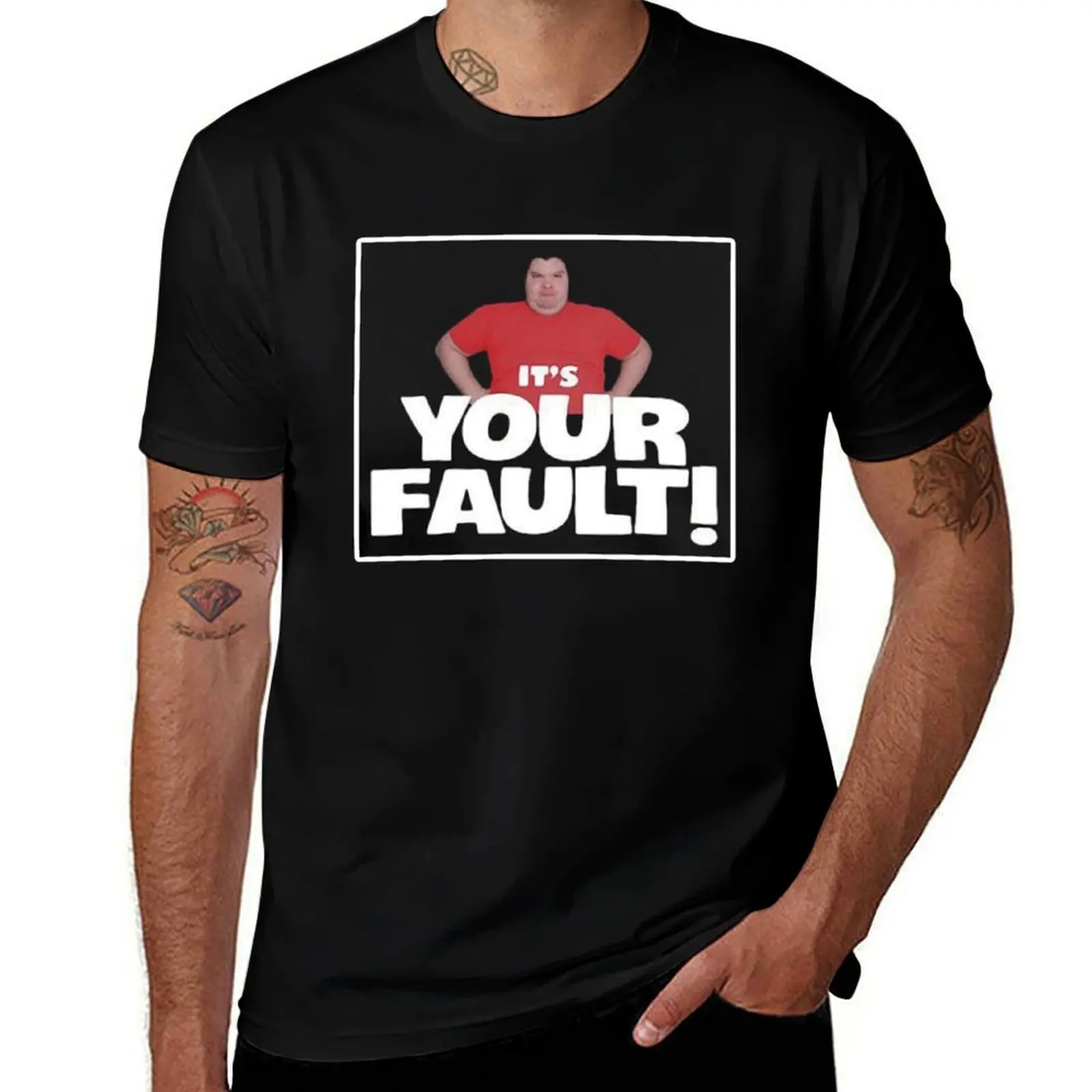 Nikocado Avocado - It_s Your Fault -Funny Unique Design T-Shirt Novelty Graphic Tee Shirt