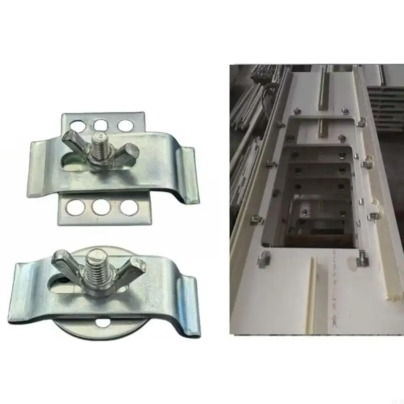 

Pack Of 12 Steel Sink Clip Strong Rustproof Fixing Tool for Stone Undermount Basin Secure Mounting Hardware 37JD