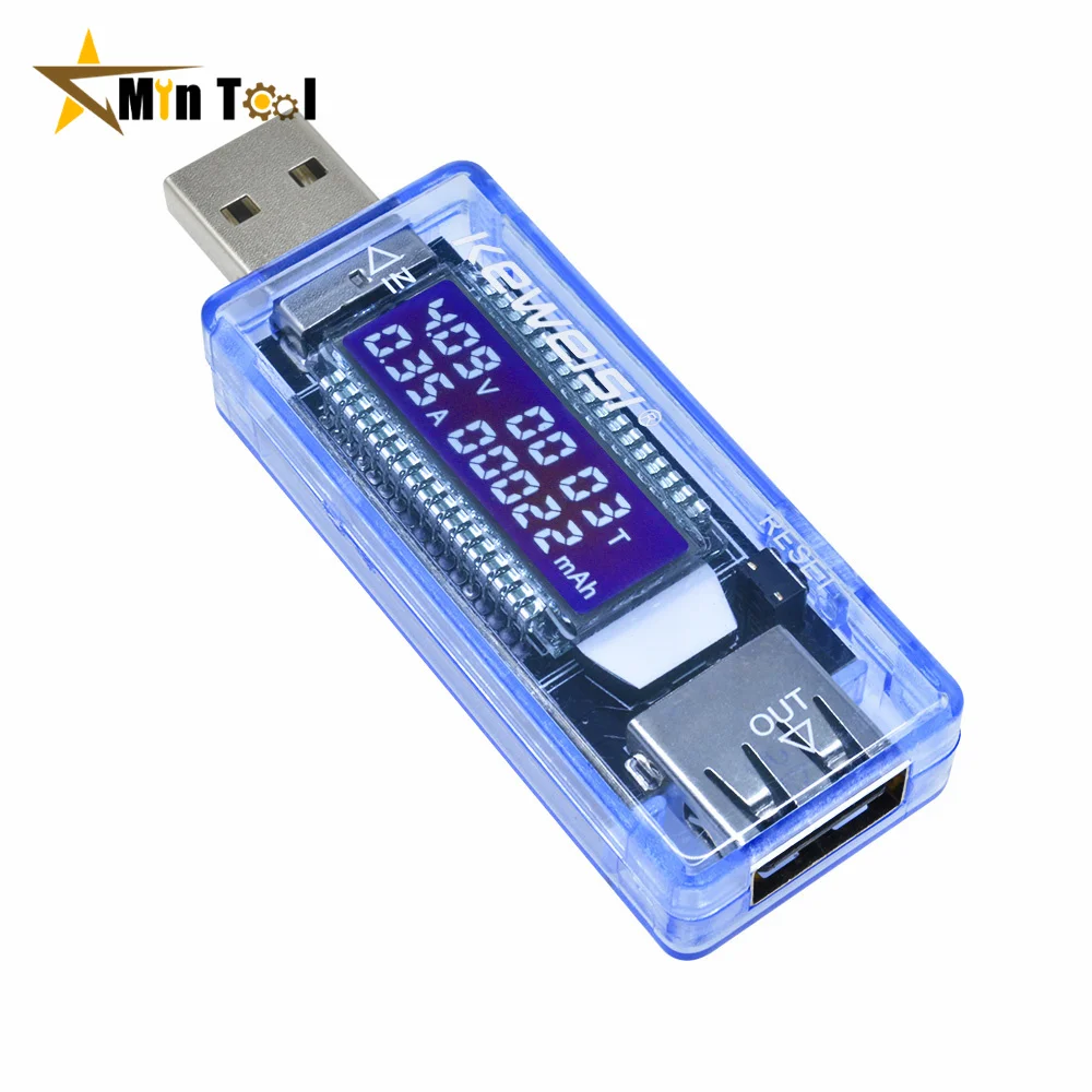 Type-C USB Tester DC LCD Digital Voltmeter Ammeter Voltage Current Volt Meter Power Indicator Capacity Tester Detector Tool