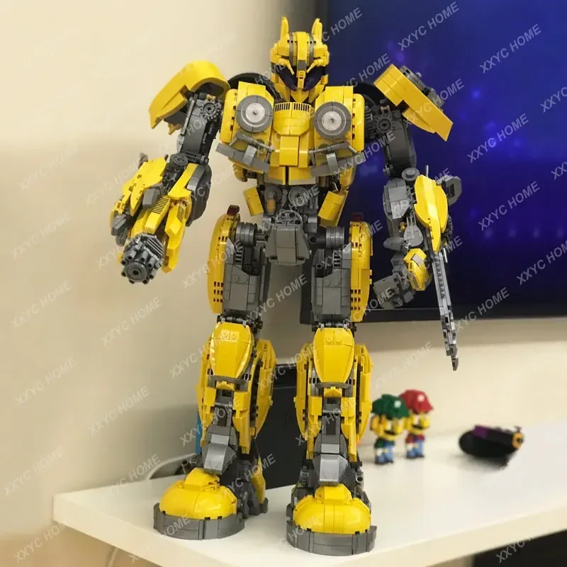 Expert Ideas Optimus Transformation Robot Truck Moc Modular Brick Bumblebeed Transformationer Building Block Model 773