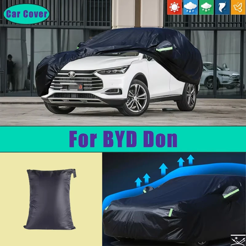 

Car Full Outer Covers Outdoor Waterproof Dustproof Sun Rain Snow Protection Exterior Car Accessories For BYD Don