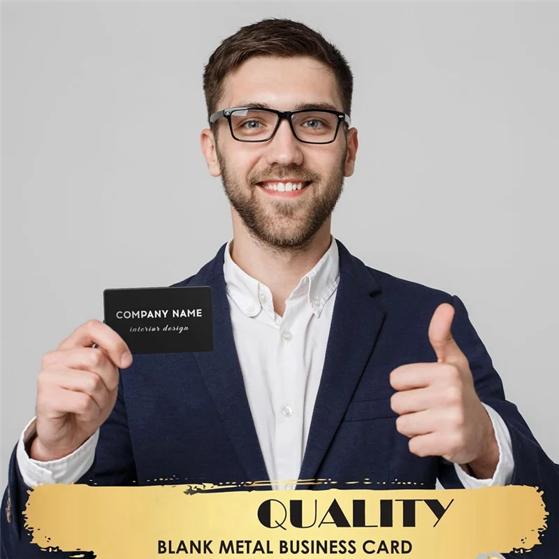 Multipurpose Engraving Card Colorful Aluminum Sheet Laser Engraving Business Card Multipurpose Engraving DIY Gift Cards