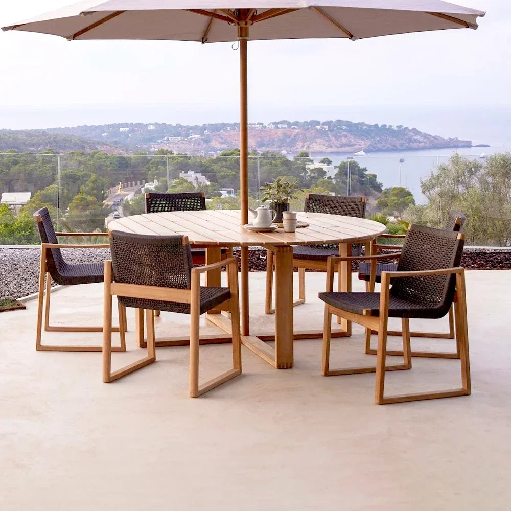 

For Outdoor Table And Chair Set Modern Courtyard Garden Waterproof Durable Furniture