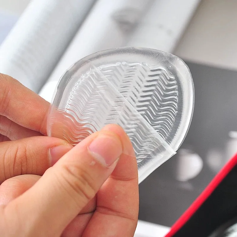 1 paio di cuscinetti per inserti per l'avampiede per scarpe da donna antiscivolo sollievo dal dolore al piede in silicone per sandali con tacco alto solette per scarpe in gel