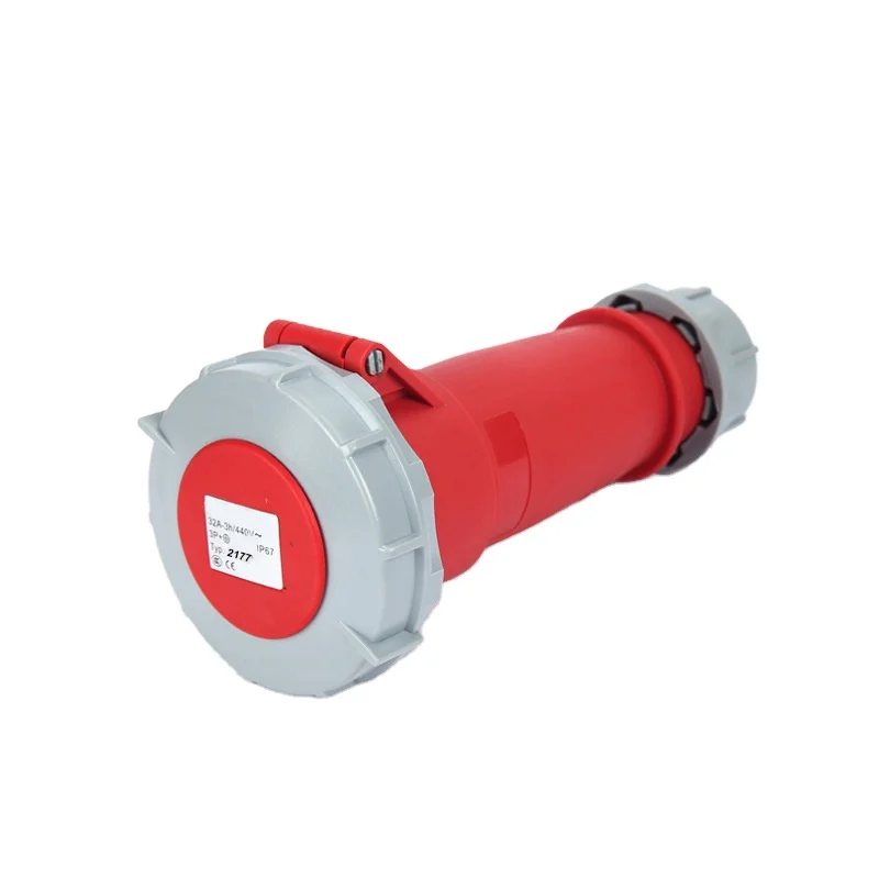 

High Quality IP67 Industrial Waterproof Socket Plug 3P+E+N Single Phase Male to Female Manufactured by Electrical