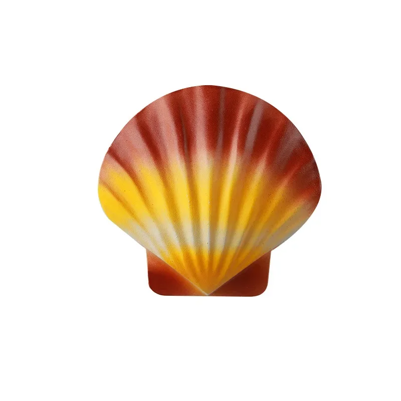 

Красочный уличный водонепроницаемый настенный светильник для виллы, отеля, стойки регистрации, фоновый настенный светильник, многоцветный светодиодный настенный светильник в форме ракушки