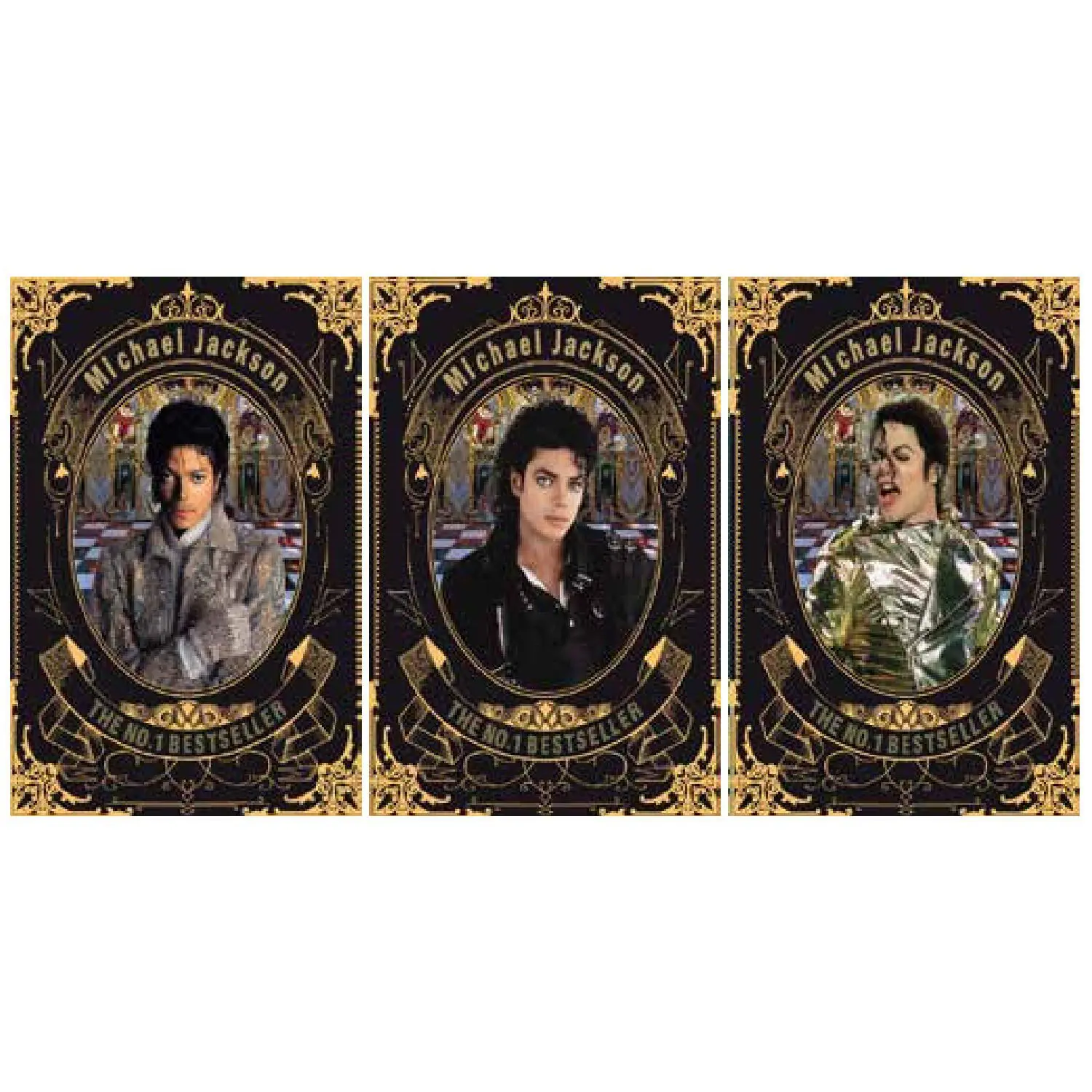 Film MJ Cosplay Prop 3D lenticular Poster Michael Jackson Postcard Ornament Birthday Gift Souvenir Hallowmas Gradient Flip Card