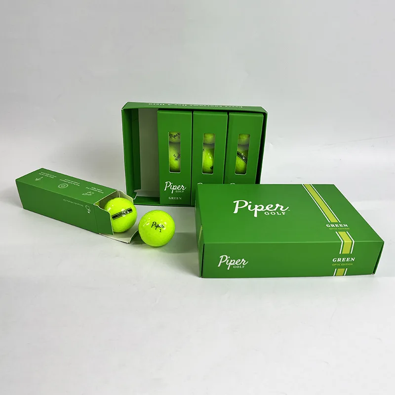 12 Pcs/Box Golf Color Ball Spins Less and Faster Core 2 Layer Golf Play Balls 42.6mm for Indoor Outdoor Training Colorful Balls
