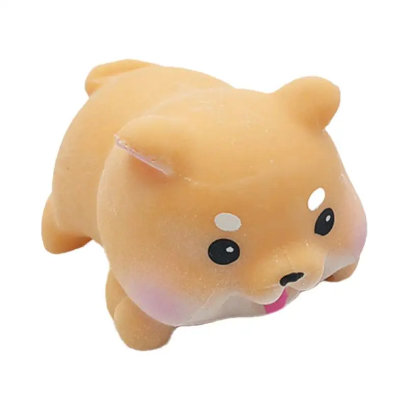 

Animal Squeeze Toy Lying Shiba Inu Dog Animal Fidget Toys Sensory Finger Exercise For Kids Children Adults Desktop Home Car