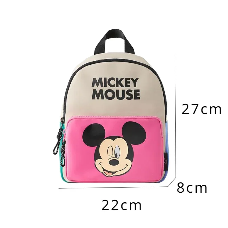 Zaini per ragazze Disney Mickey Mouse Kawaii Bags stampa paillettes Travel Storage zaini alla moda Mini zaino per l'asilo