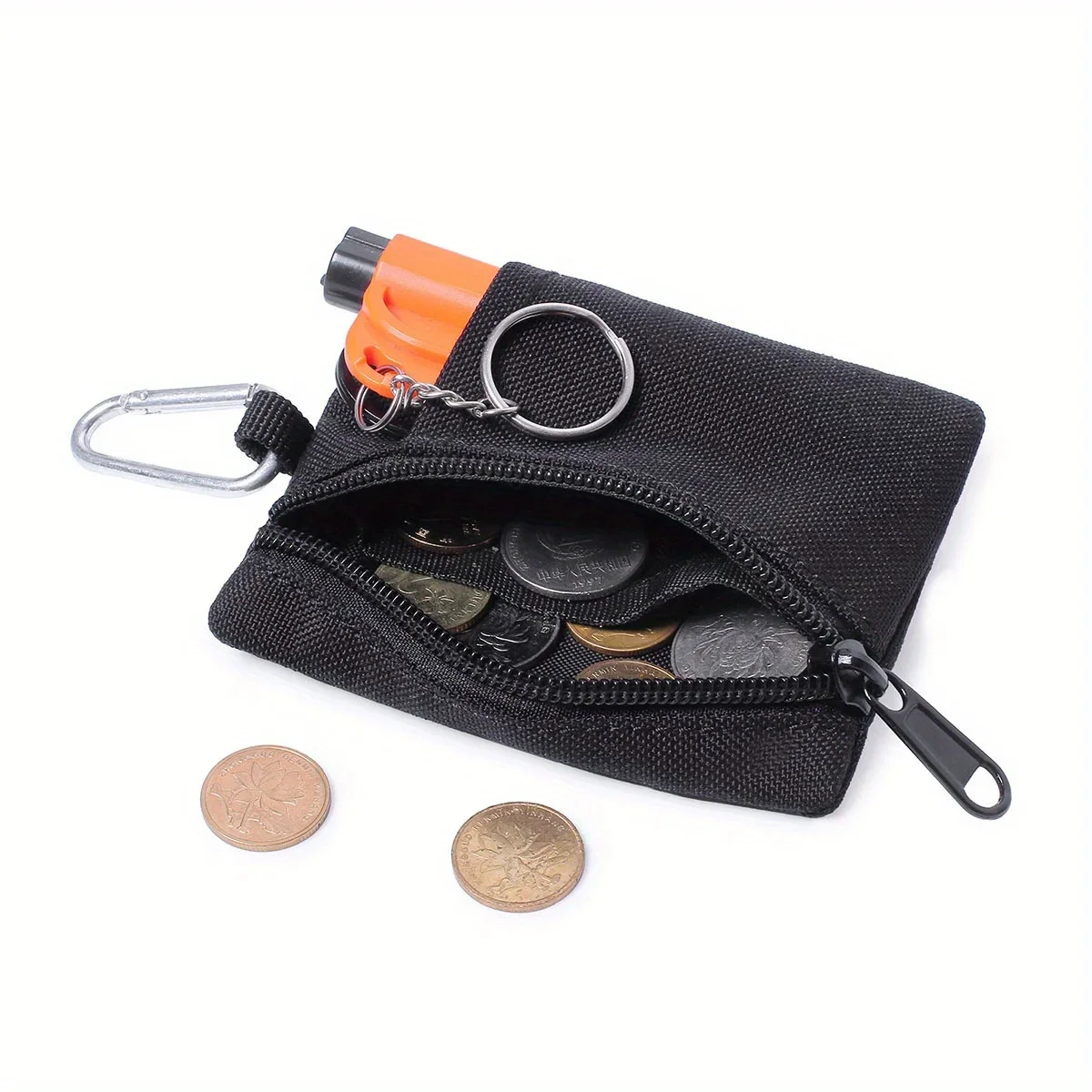Outdoor Tactical Coin Purse Key Bag Military Enthusiast Zipper Wallet High Quality Durability Sports Storage Accessory Waist Bag