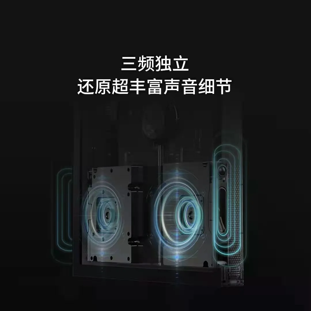 كلمات جدارية مكبر صوت بلوتوث ذكي جودة صوت HIFI صوت منزلي شاشة رسم زيتي واقعية