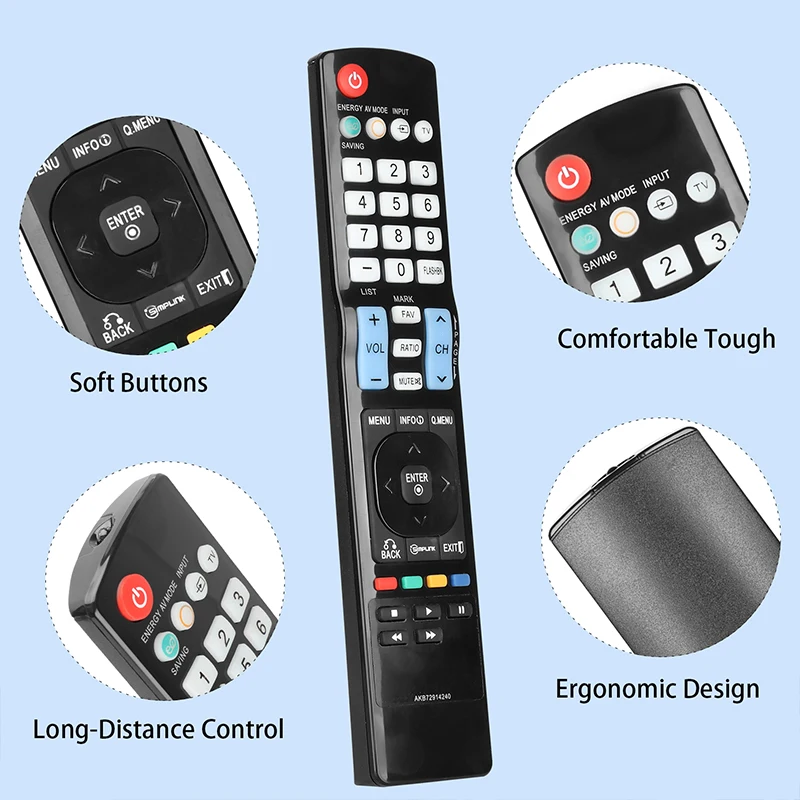 AKB72914240 Remote Control For LG TV 32LD320 32LD350 42LD630 47LD420 47LD630 55LD520 19LE5300 22LE5300 47LE7300 55LE5300