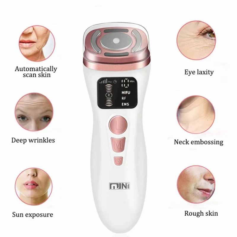 Home Use Portable Winkle Removal Facial Lifting Firming Skin Rejuvenation Anti Aging Beauty Device