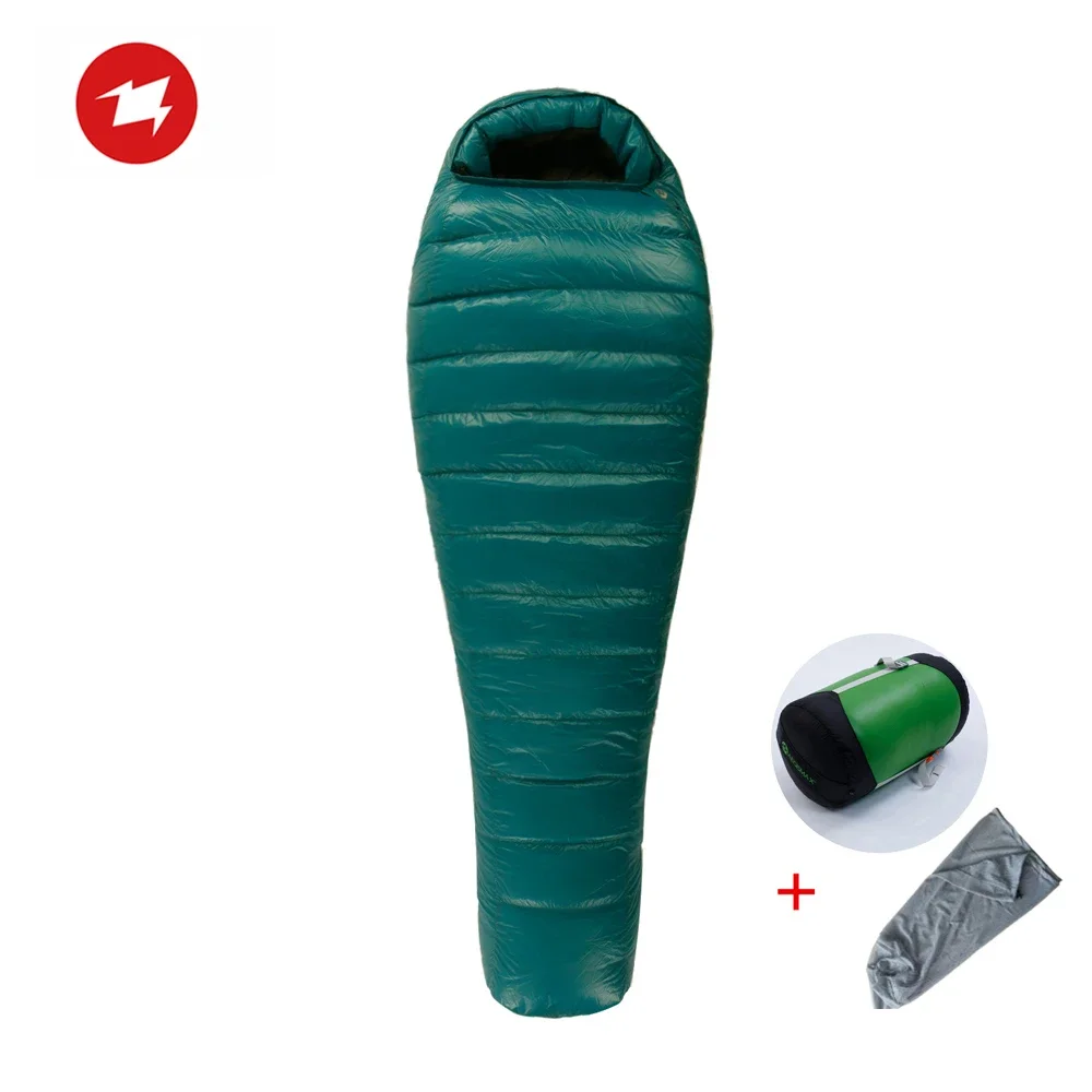 AEGISMAX M3 0°C Goose Down Sleeping Bag Mummy Type Unisex Ultralight Portable Outdoor Camping Hiking Backpacking Equipment