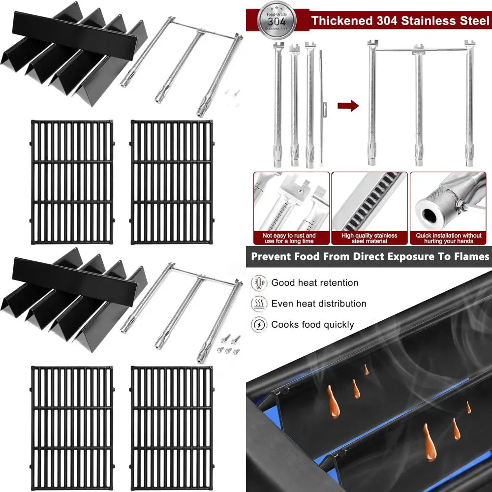 

Решетки для гриля и ароматизаторы для Spirit Series 300 с передним управлением, совместимые с грилями Spirit GS4