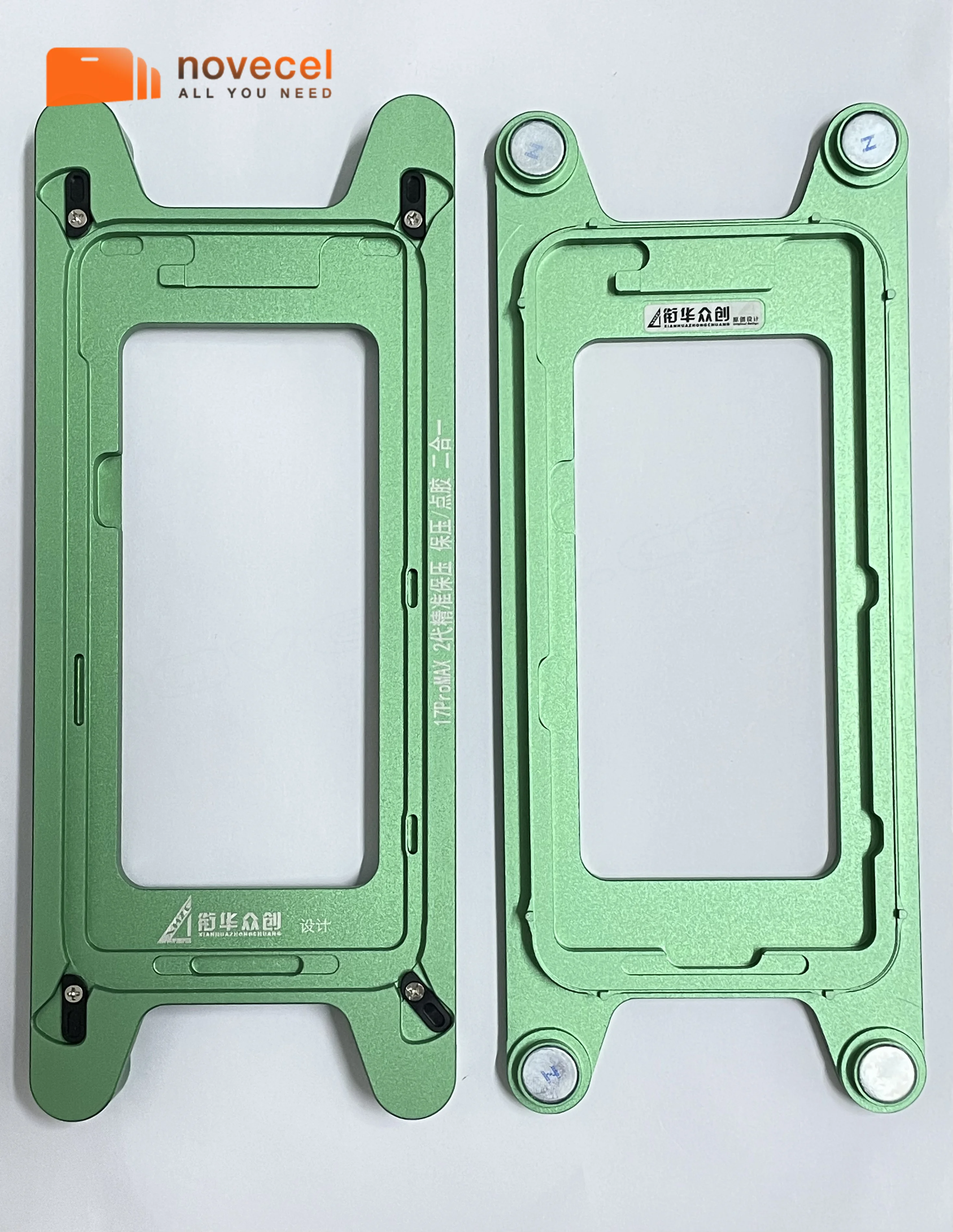 XHZC الإطار المغناطيسي لقط العفن آيفون 17 الهواء 16 15 برو ماكس 14 13 12 11 شاشة LCD الحافة قوس عقد أداة إصلاح الهاتف #6