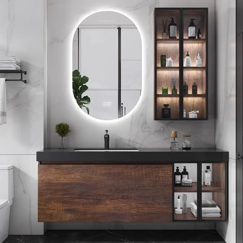 Column Bathroom Cabinet Storage Towel Medicine Vanity Mirrors Furniture Luxury Salon Station Washbasin Schrank Locker Floor Wc