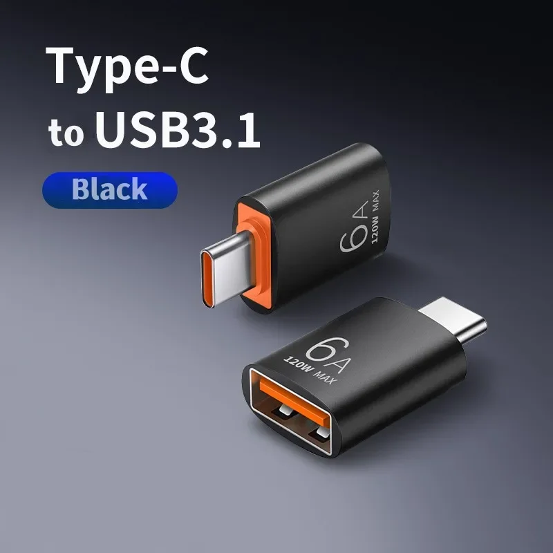 USB C auf A und A auf C Adapter SuperSpeed Daten Schnellladung Kompatibel mit Laptop PC Ladegerät Telefon OTG Konverter