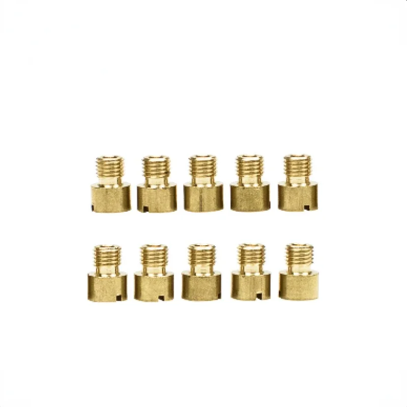 VM16 VM22 Main Jets For MIKUNI VM 11-22 VM 16 22 YFM50 Carburetor Nozzle Main Jet M6*0.75-8 #100- 122 10Pcs Gicleur