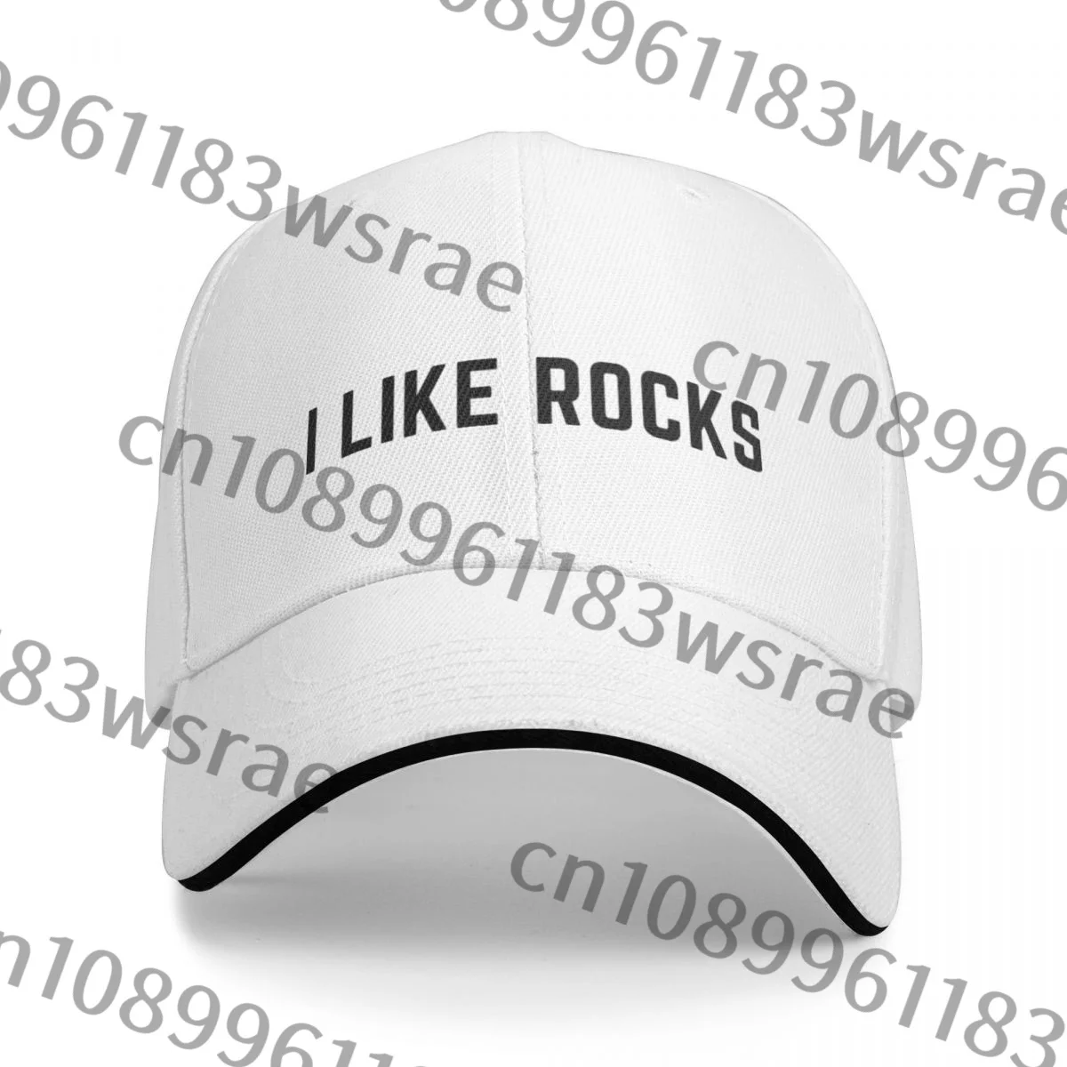 I Like Rocks Spersonalizowana dla mężczyzn Czapka z daszkiem