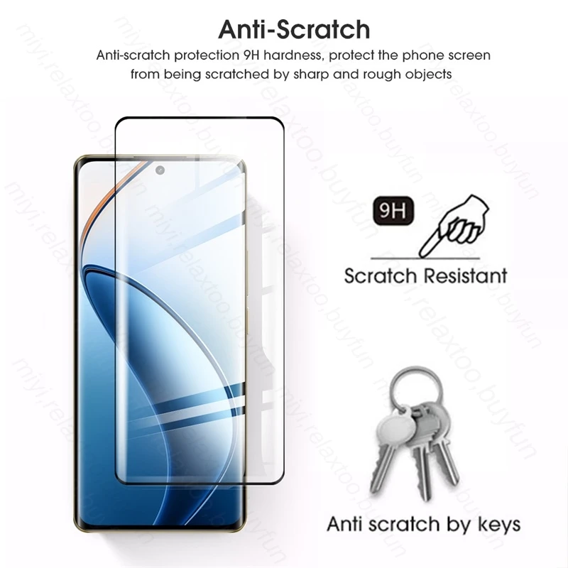 4 In 1 Tempered Glass Screen Protectors For Realme 12 Pro+ Realmi 12Pro Pro Plus ProPlus 5G Camera Protective Glass Realme12pro+