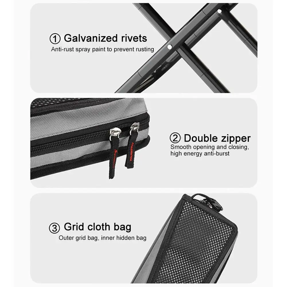 Taburete plegable portátil, silla ligera, mini y fácil de llevar para exteriores, adecuada para pescar, adecuada para viajar