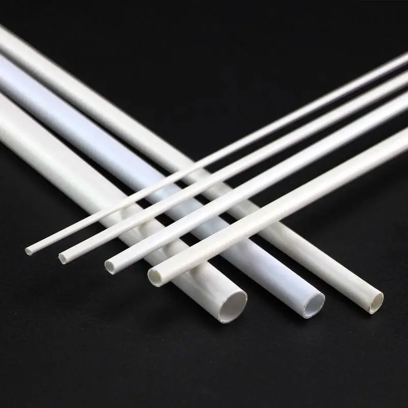 20pcs~5pcs ABS Round Tube Plastic Hollow Tube Diameter 3mm/4mm/5mm/6mm/8mm/10mmDIY Handmade Sand Table Material Model Building