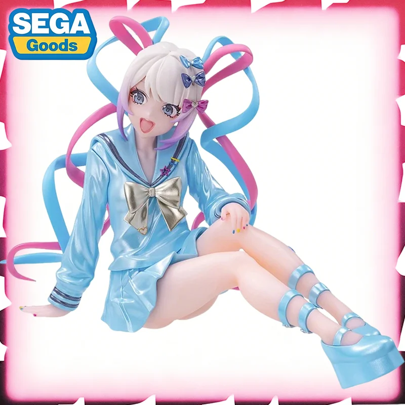 

Brand New Genuine SEGA Small Sitting Series NEEDY GIRL OVERDOSE KAngel Noodle Stopper PVC10CM Prize Figure Model Decoration Gift