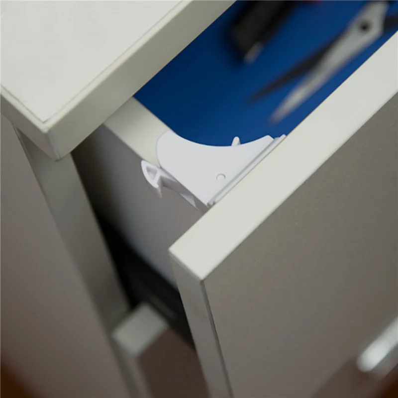 B29C-40+8 أقفال خزانة مغناطيسية للأطفال، خزائن مقاومة للأطفال، درج غير مرئي للأطفال، قفل آمن للأطفال