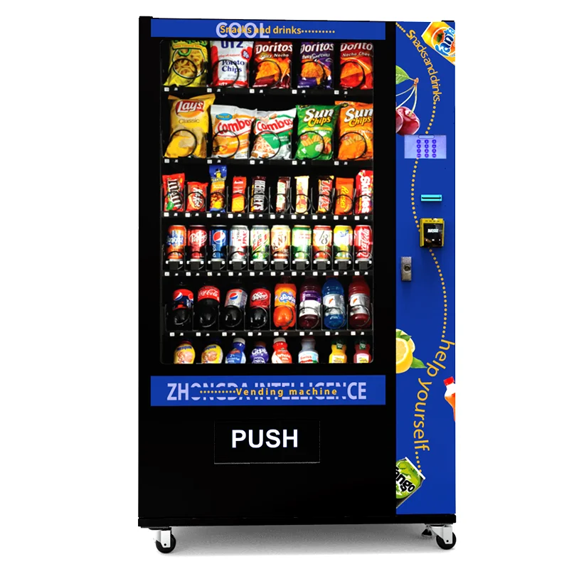 

Торговый автомат для закусок по индивидуальному заказу, новый сертифицированный UL, дешевый 24-часовой автосервис, офис, кампус, горячая распродажа