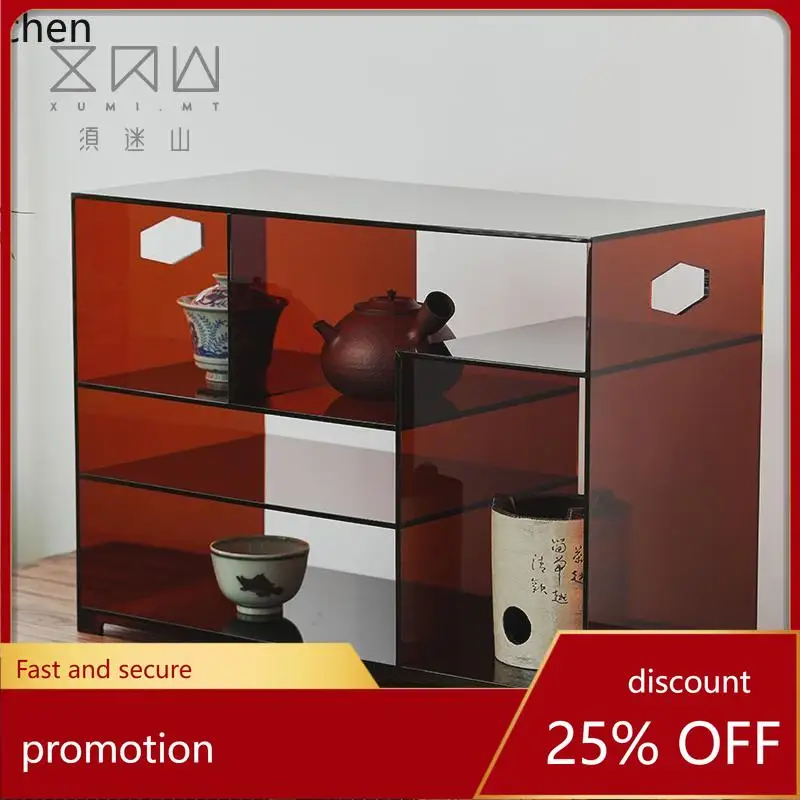 

ZMLАкриловая рамка для боги Duobao Павильон полка чайный сарай чайный сервиз для хранения простой орнамент для чайной комнаты