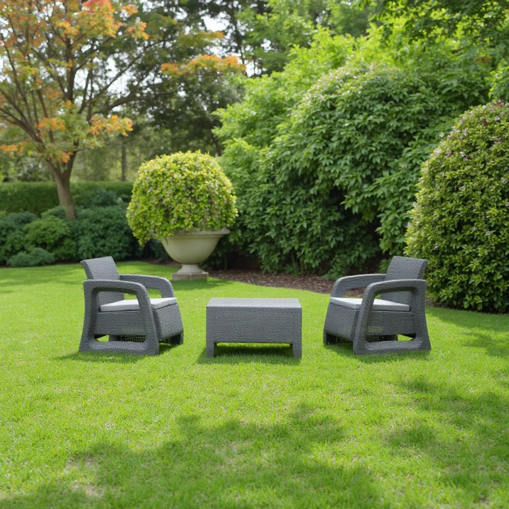 

Elegant Traditional Design Outdoor Patio Furniture Stylish Wood Garden Sets for Home Office Hotel Park Courtyard for Apartments