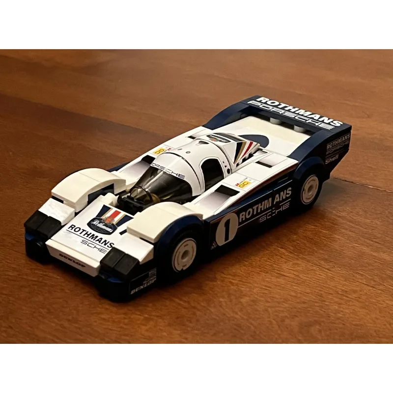 MOC-114466Model Blok Bangunan Mobil Balap Sport Ikonik Era 1990-an 232Bagian, Hadiah Mainan Blok Bangunan untuk Ulang Tahun Anak Laki-laki dan Anak-anak