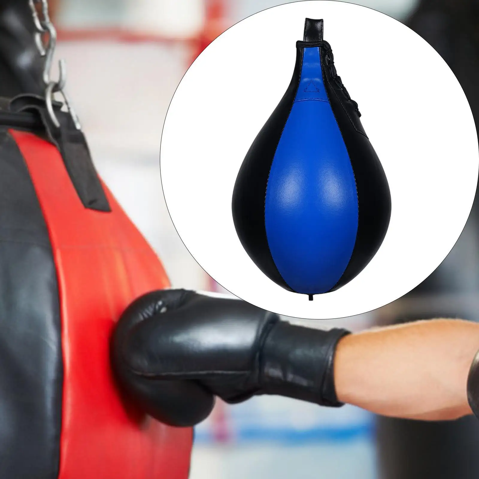 Boxing Hanging Ball, Speed Ball Inflatable Exercise Fitness Punching Bag Dodge Punch Ball for Home, Gym, Improve Speed, Skill