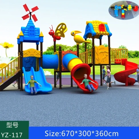 Jouet toboggan pour aire de jeux extérieure pour enfants, conception personnalisée de l'usine chinoise pour parc et jardin, matière plastique durable, haute qualité