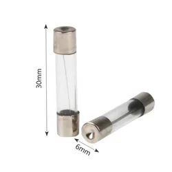 Quick Fast Blow Glass Fuse Fuze 6*30mm 250V 0.1A 0.2A 0.25A 0.3A 0.5A 0.75A 1A 1.25A 1.5A 2A 2.5A 3A 3.15A 4A 5A 6A 6.3A