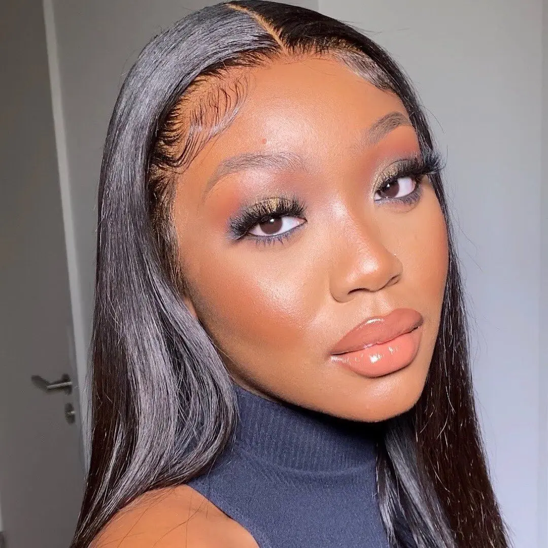 Bone Straight Lace Front Human Hair Wig 180 Density 18 28 38 Inch 13x6 13x4 Lace Frontal Wig 360 HD Lace Glueless Pre Plucked Brazilian Wigs For Women