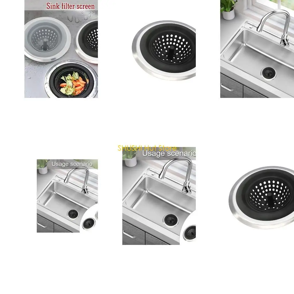 

Kitchen Sink Strainer Easy To Clean for Efficient Drainages & Clog Prevention D57B