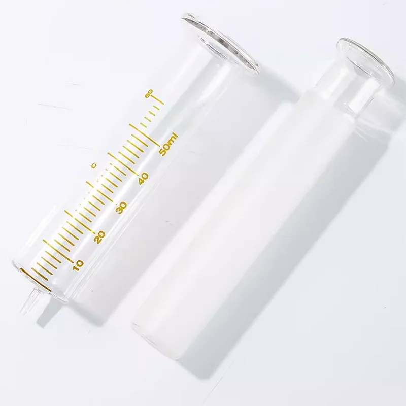 Industrial glass syringe barrel laboratory sampling dispenser sample filling device dispensing ink 0.1/0.25/1/2/3/10/20/50/100ml