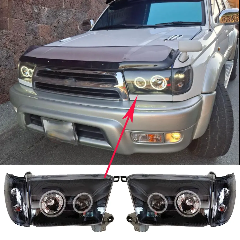 Car LED Diaphragm Headlights For Toyota HILUX SURF 4Runner kZN185